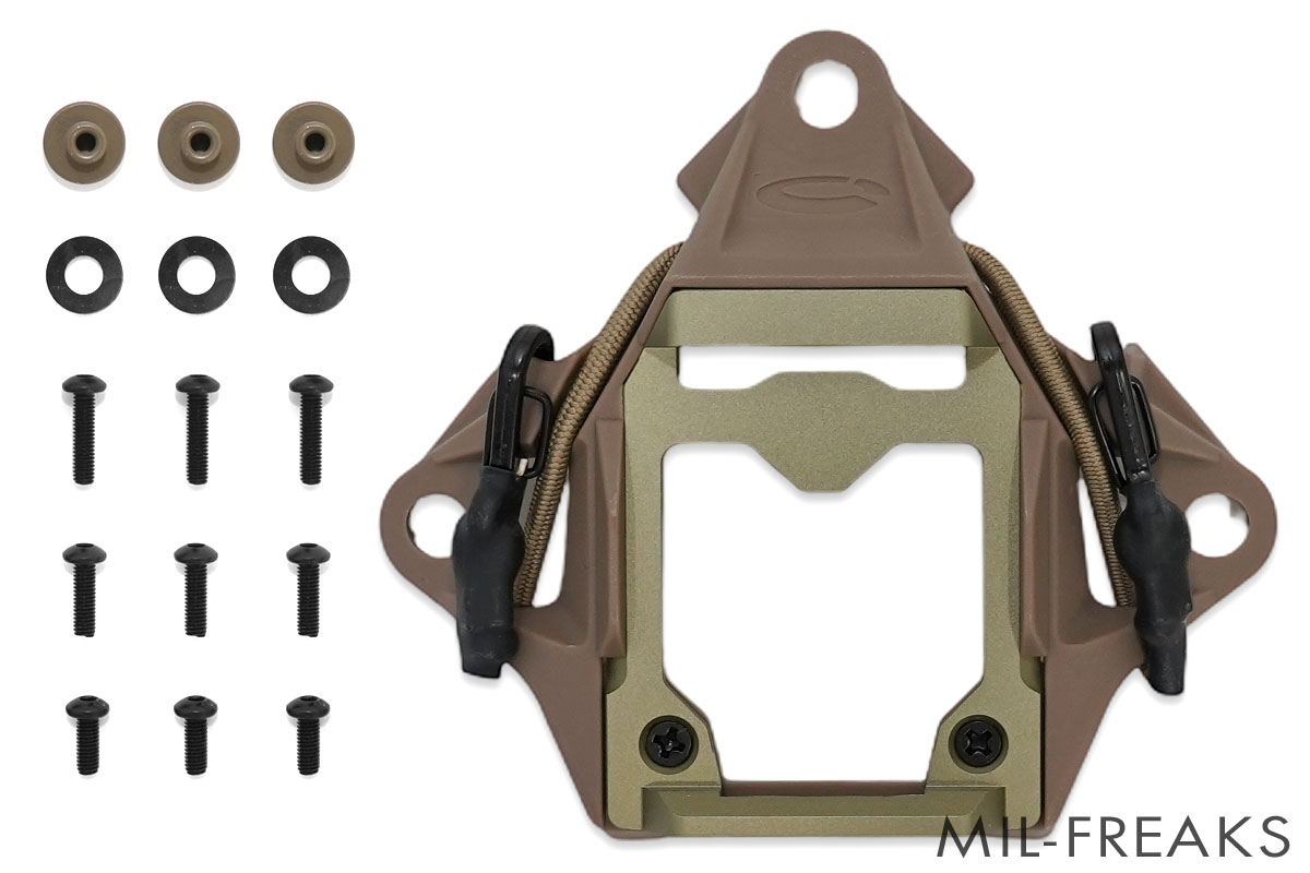 FMA Ops-Coreタイプ MBS NVG ヘルメットシュラウド TAN