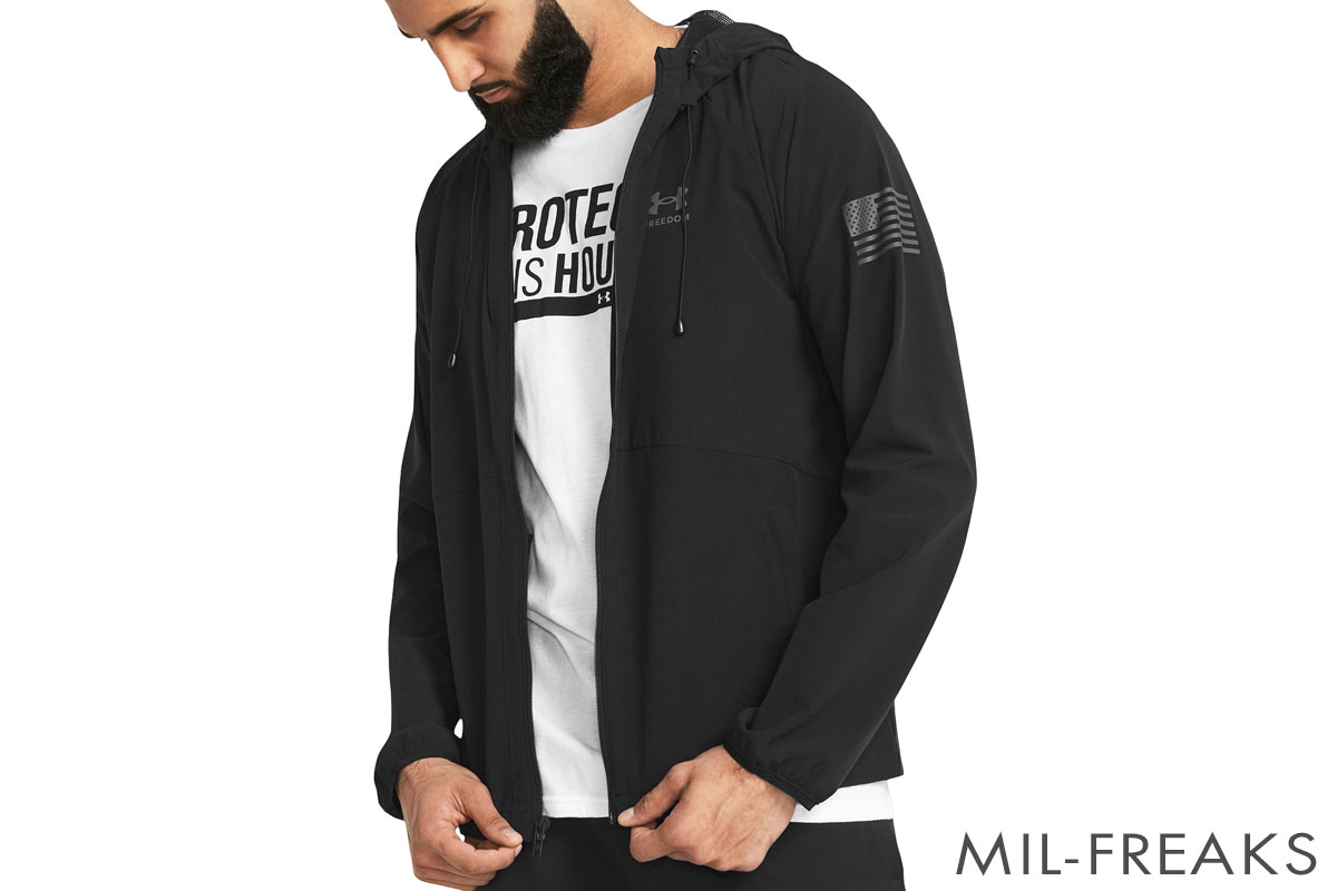Under Armour Tactical UA Freedom 耐水ウィンドブレーカー ブラック