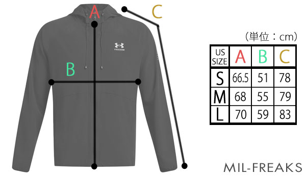 Under Armour Tactical UA Freedom 耐水ウィンドブレーカー ブラック