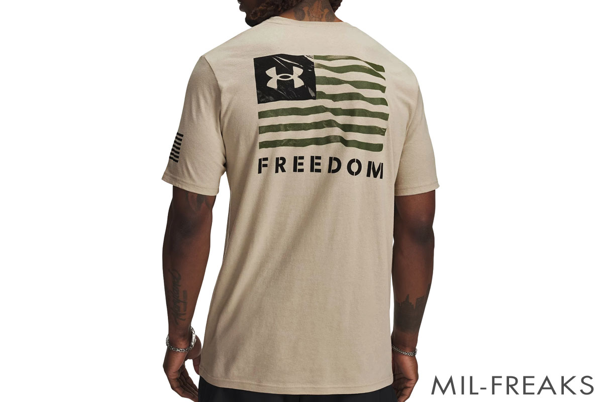 Under Armour Tactical Freedom Banner FLAG ショートスリーブ ドライTシャツ デザートサンド
