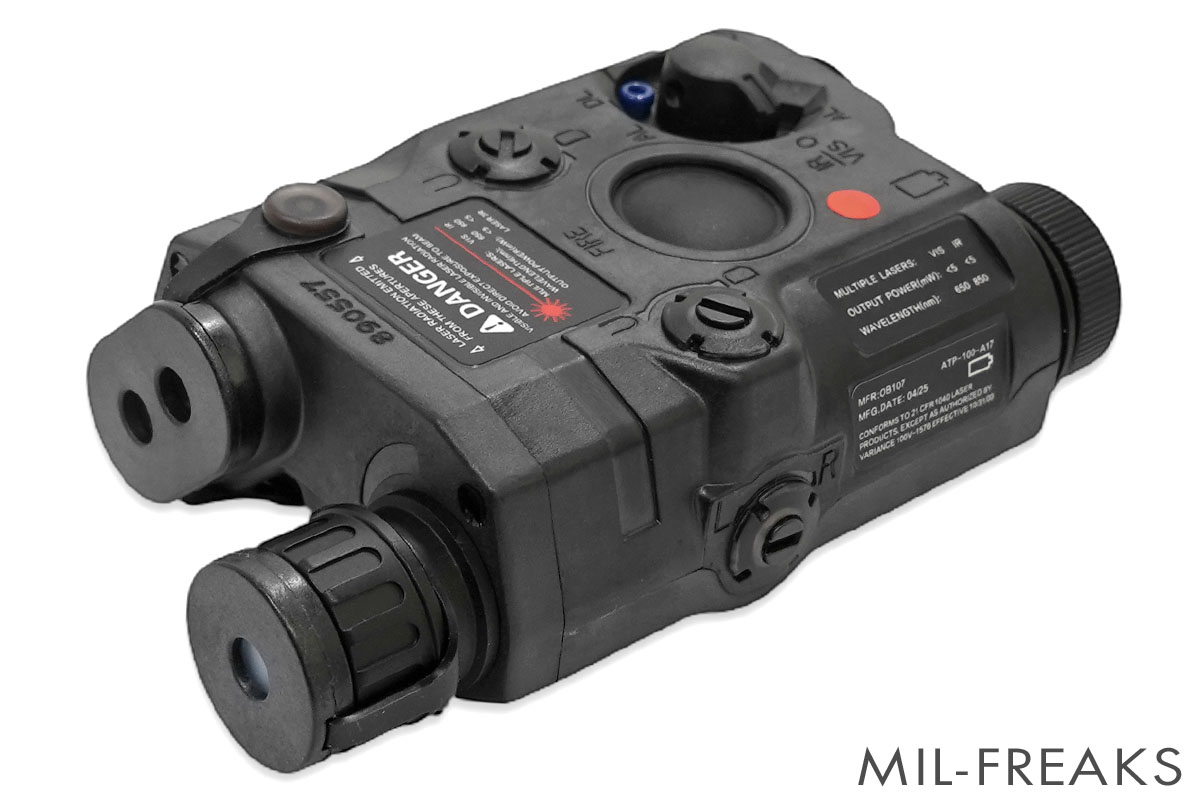 SOMOGEAR AN/PEQ-15 サイティングデバイス IRイルミネーター ポリアミド製 ブラック