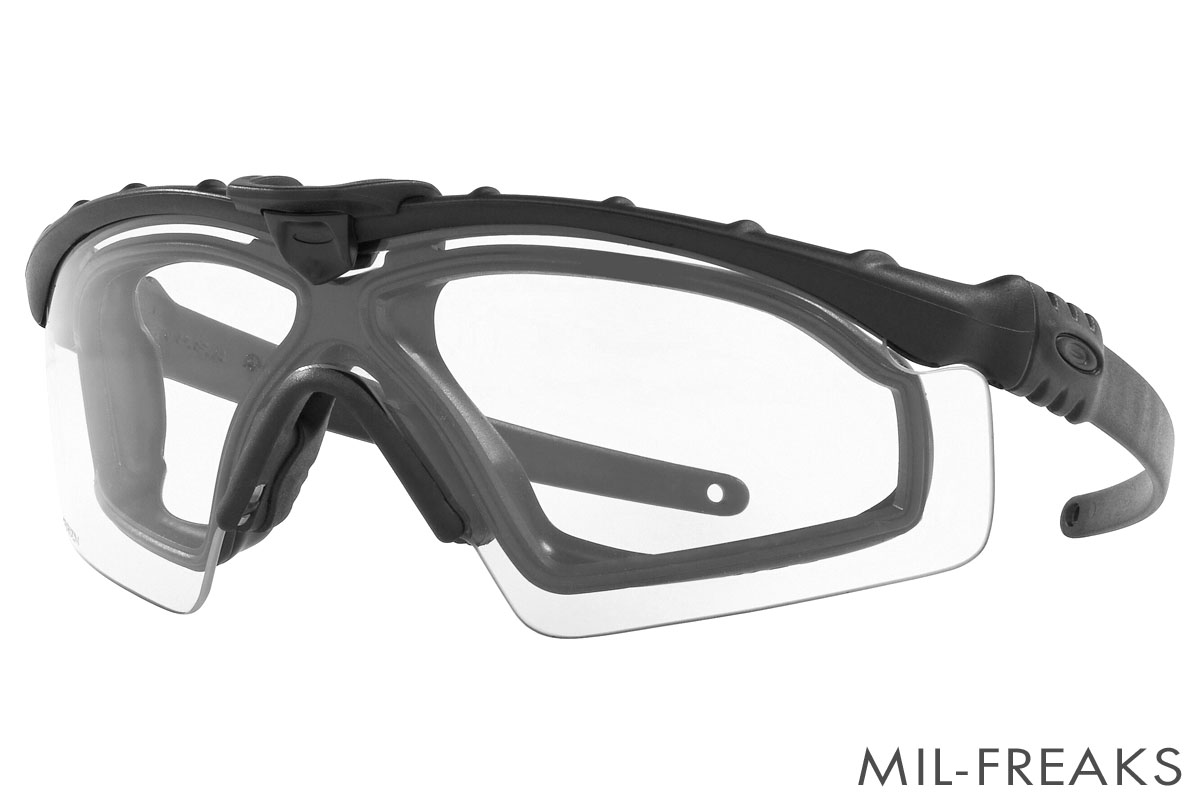 OAKLEY SI BALLISTIC M FRAME 3.0 Heloガスケット付き シューティンググラス ブラック フレーム ANSI Z87.1 クリアレンズ