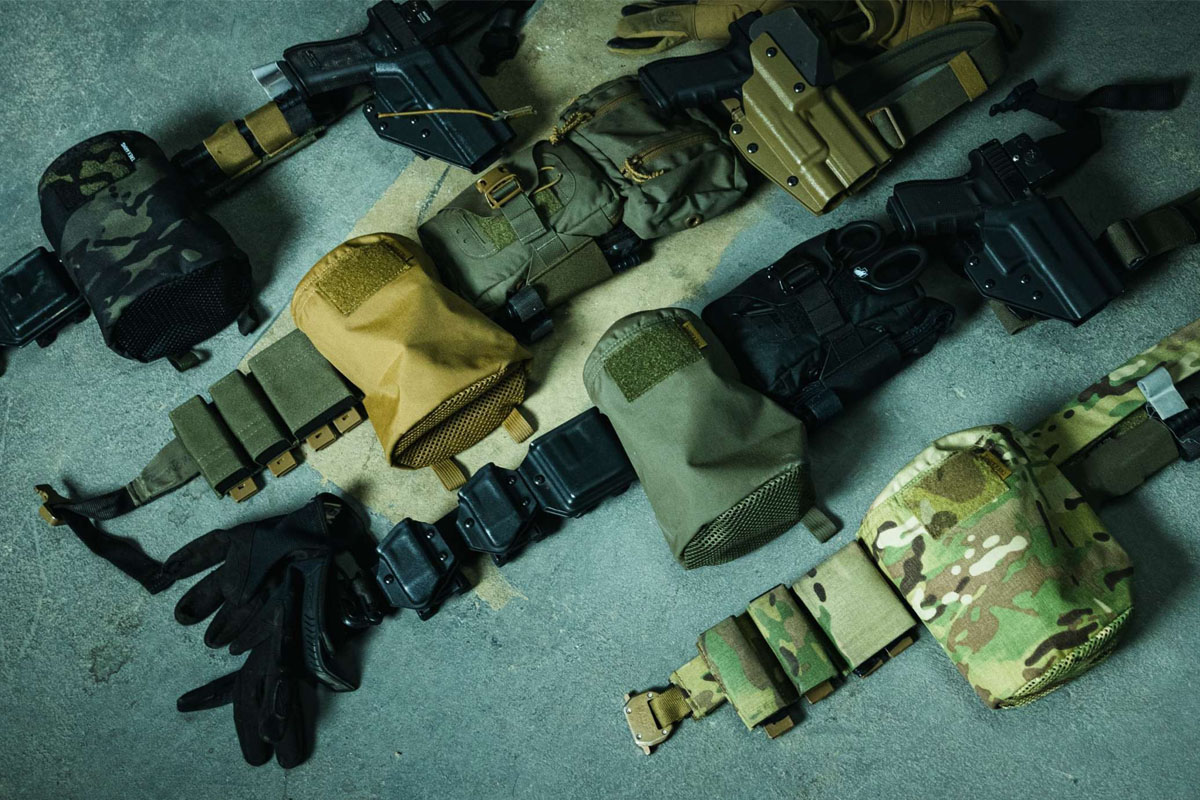 T.REX ARMS ダンプポーチ 3.0 マルチカムブラック │ ミリタリー