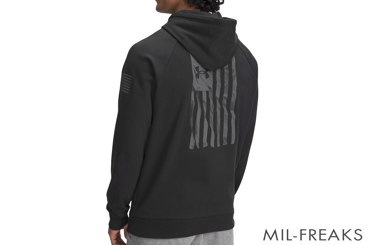 Under Armour Tactical Freedom FLAG ソフト フリース フーディー 25年モデル ブラック
