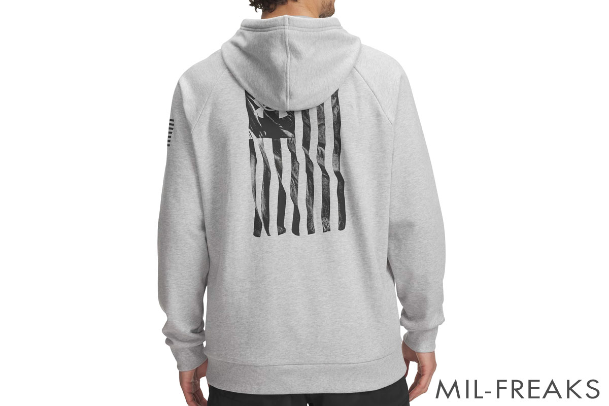 Under Armour Tactical Freedom FLAG ソフト フリース フーディー 25年モデル グレー