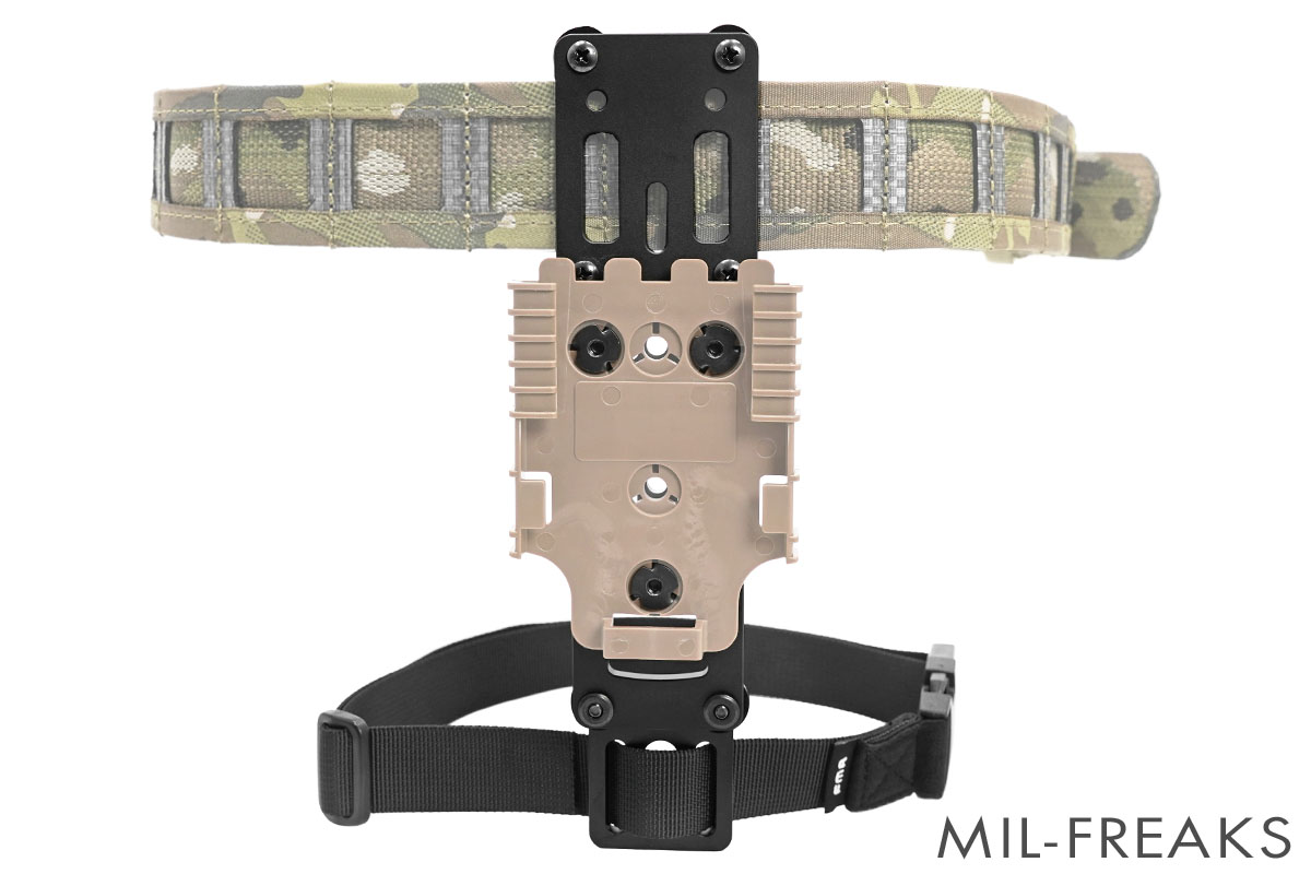 FMA True North Conceptsタイプ ホルスター プラットフォーム + サイストラップセット ブラック