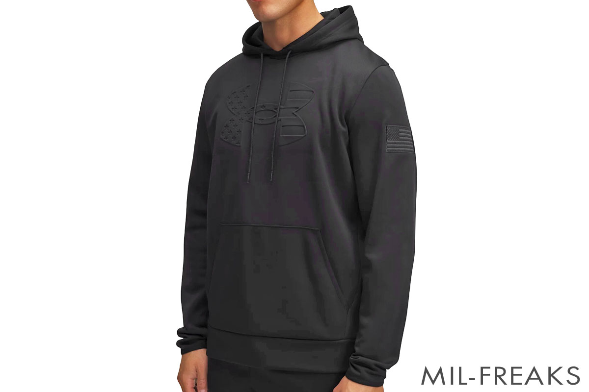 Under Armour Tactical Freedom フリース エンボス LOGO フーディー ブラック