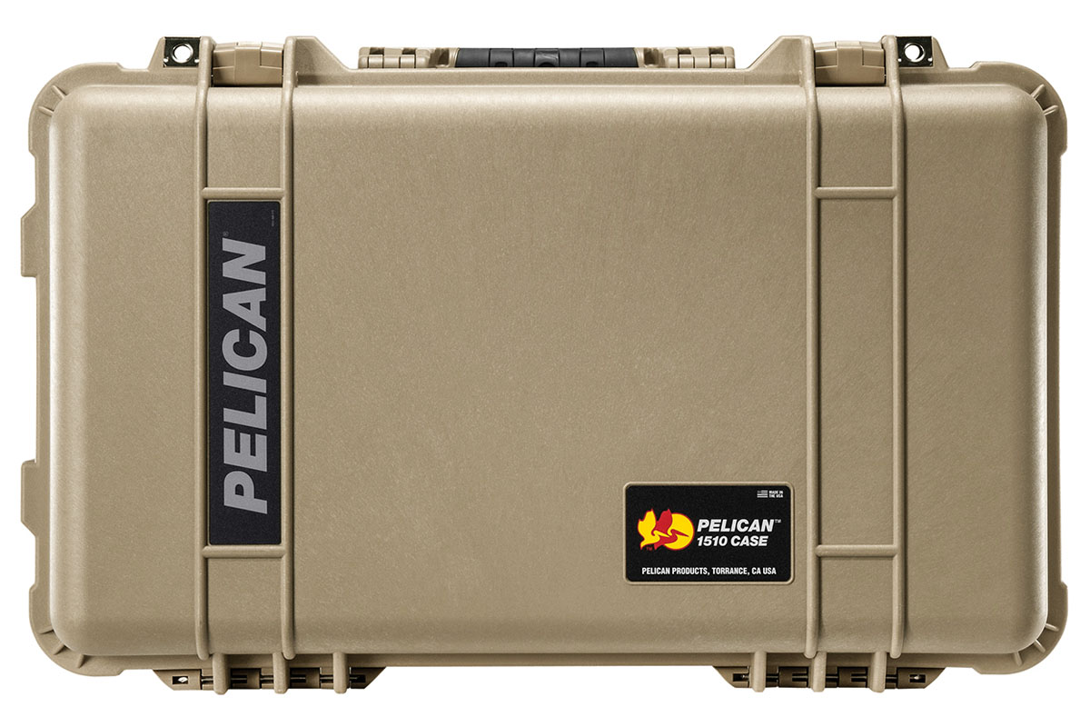 PELICAN 1510 Protector キャリーケース ウレタン緩衝フォーム付き デザートタン │ ミリタリーショップ MIL