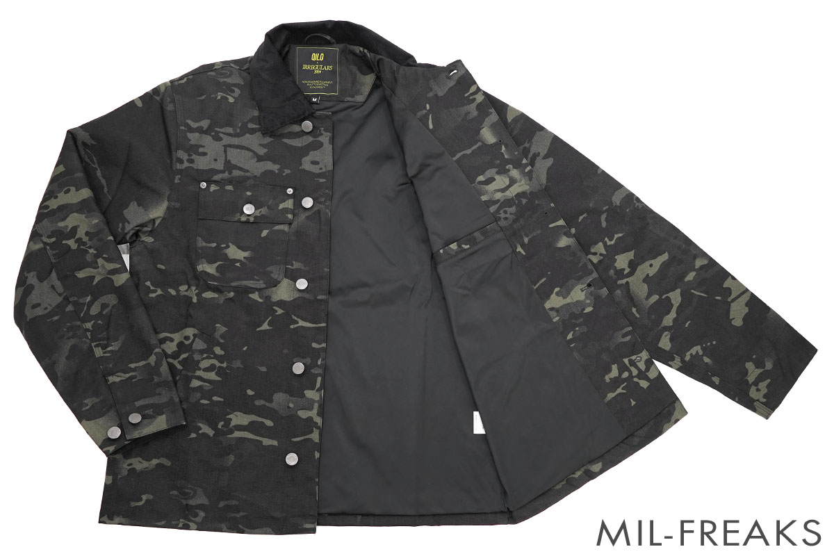 新品【QILO TACTICAL×IRREGULARS】トラッカージャケット QILO x IRREGULARS Trucker Jacket in Multicam Black キロ