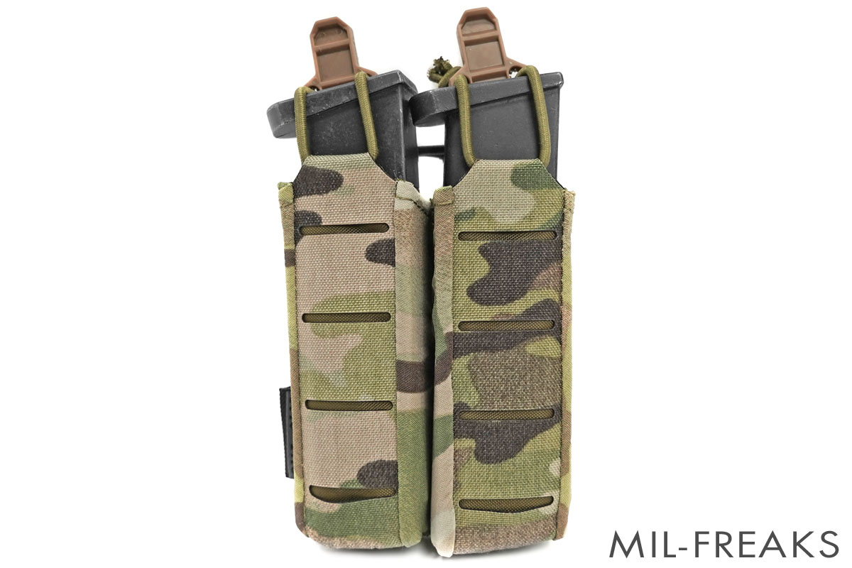 TMC S&Sタイプ スタッカブル ダブルピストル マガジンポーチ レーザー 