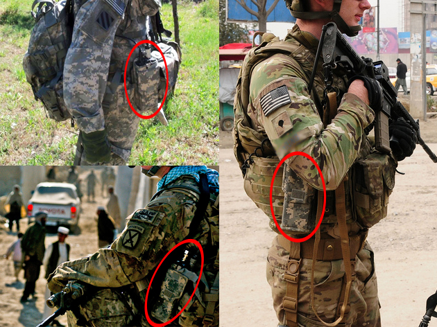 US 米軍実物 THALES HOLSTER MBITR PRC ラジオポーチ ACU