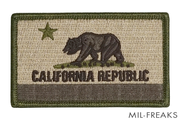 Minotaurtac US カリフォルニア州旗 "CALIFORNIA REPUBLIC" パッチ