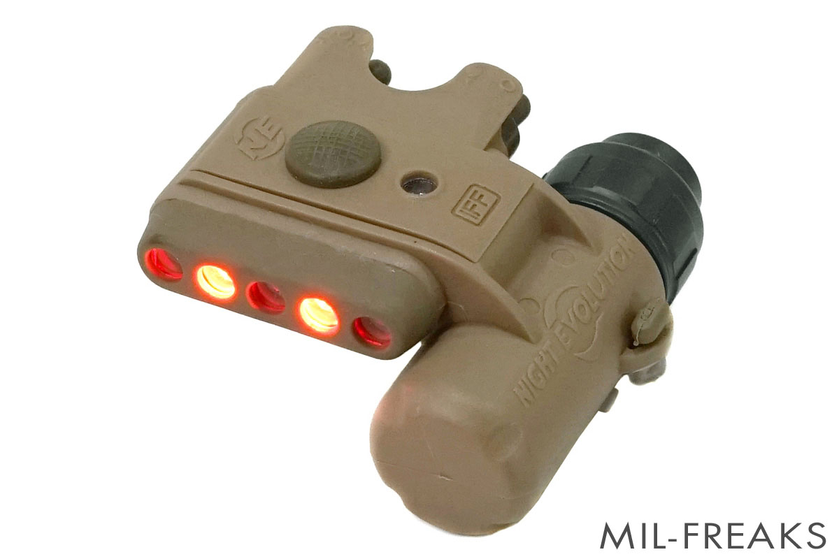 Night Evolution SureFireタイプ HL1-TN LED ヘルメットライトセット 