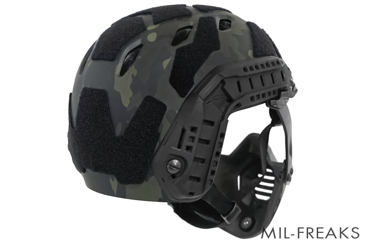 TMC Ops-Coreタイプ FAST SF ヘルメット + Ops-Coreタイプ MANDIBLE フェイスガードセット マルチカムブラック │  ミリタリーショップ MIL-FREAKS 通販