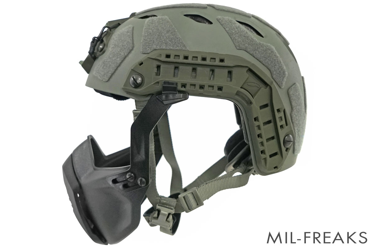 TMC Ops-Coreタイプ FAST SF ヘルメット + Ops-Coreタイプ MANDIBLE フェイスガードセット フォリッジグリーン │  ミリタリーショップ MIL-FREAKS 通販