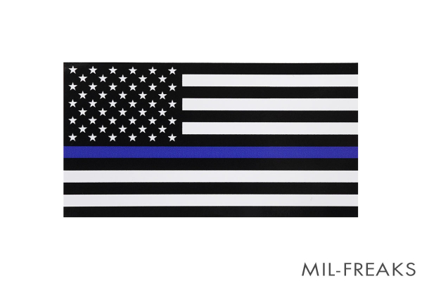 アメリカ星条旗 Law Enforcement “Thin Blue line” ステッカー