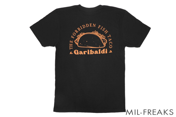 URT “GARIBALDI FISH TACO” Tシャツ ブラック