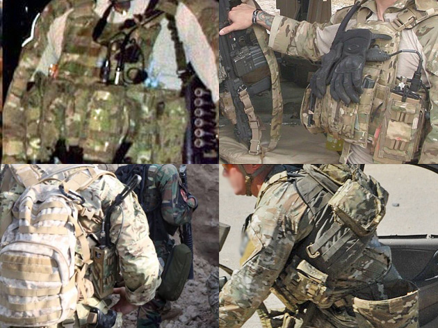 TMC PARACLETEタイプ M-bitter PRC ラジオポーチ マルチカム 実物生地