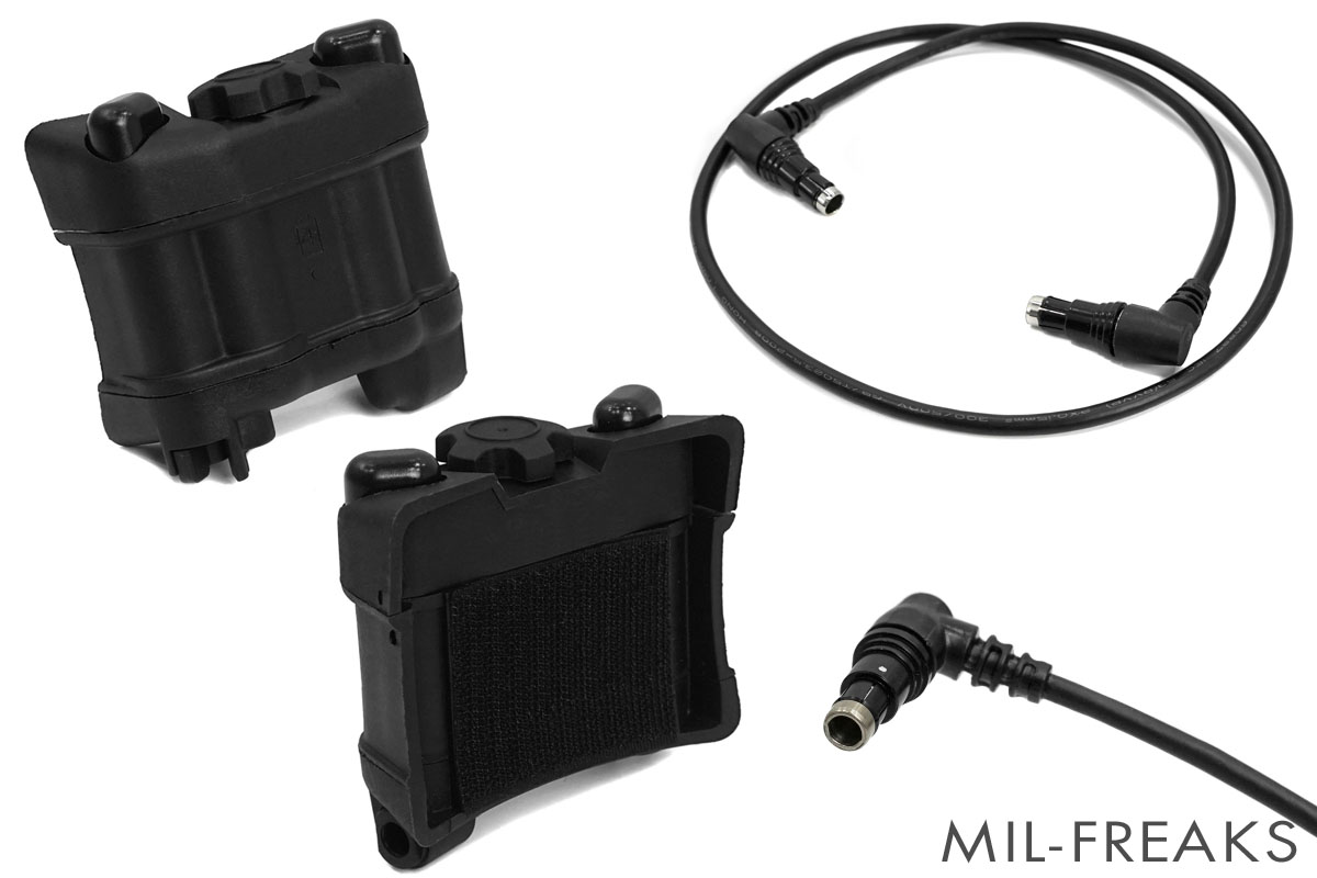 Evolution Gear AN/PVS-31 NVG (BNVD) ダミーナイトビジョン LED発光モデル + バッテリーボックス  キット【生産終了品】 │ ミリタリーショップ MIL-FREAKS 通販