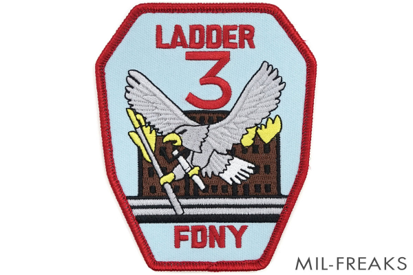 Minotaurtac NYFD LADDER 3 ニューヨーク市消防局 中隊パッチ