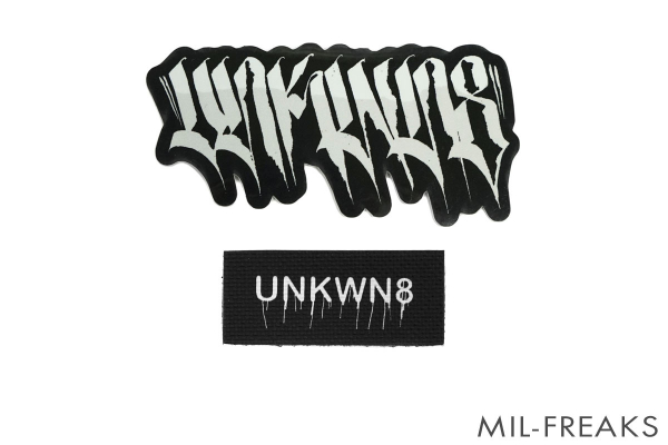 UNKWN8 ミニパッチ + ステッカーセット