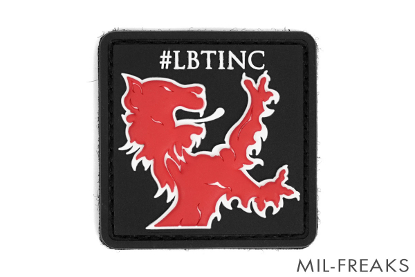 LBT LBT-PVC スクエア ブランドロゴ PVCパッチ