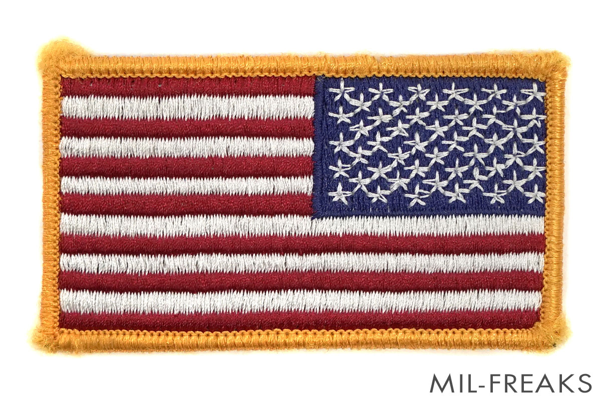 売りきり] 米軍実物 アメリカ国旗 星条旗パッチ フルカラー 右星 USED 