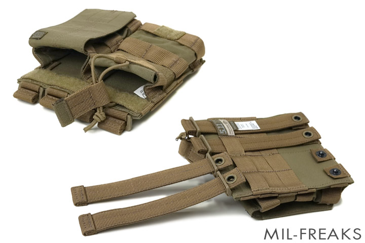 5.11 Tactical 5.56mm M4 バンジーカバー ダブルマガジンポーチ サンドストーン │ ミリタリーショップ MIL-FREAKS 通販