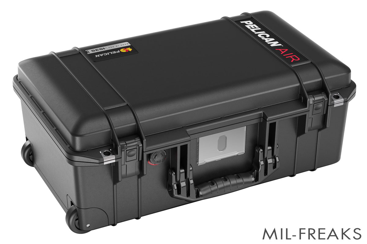 PELICAN 1535 AIR Carry-On キャリーケース ブラック │ ミリタリー