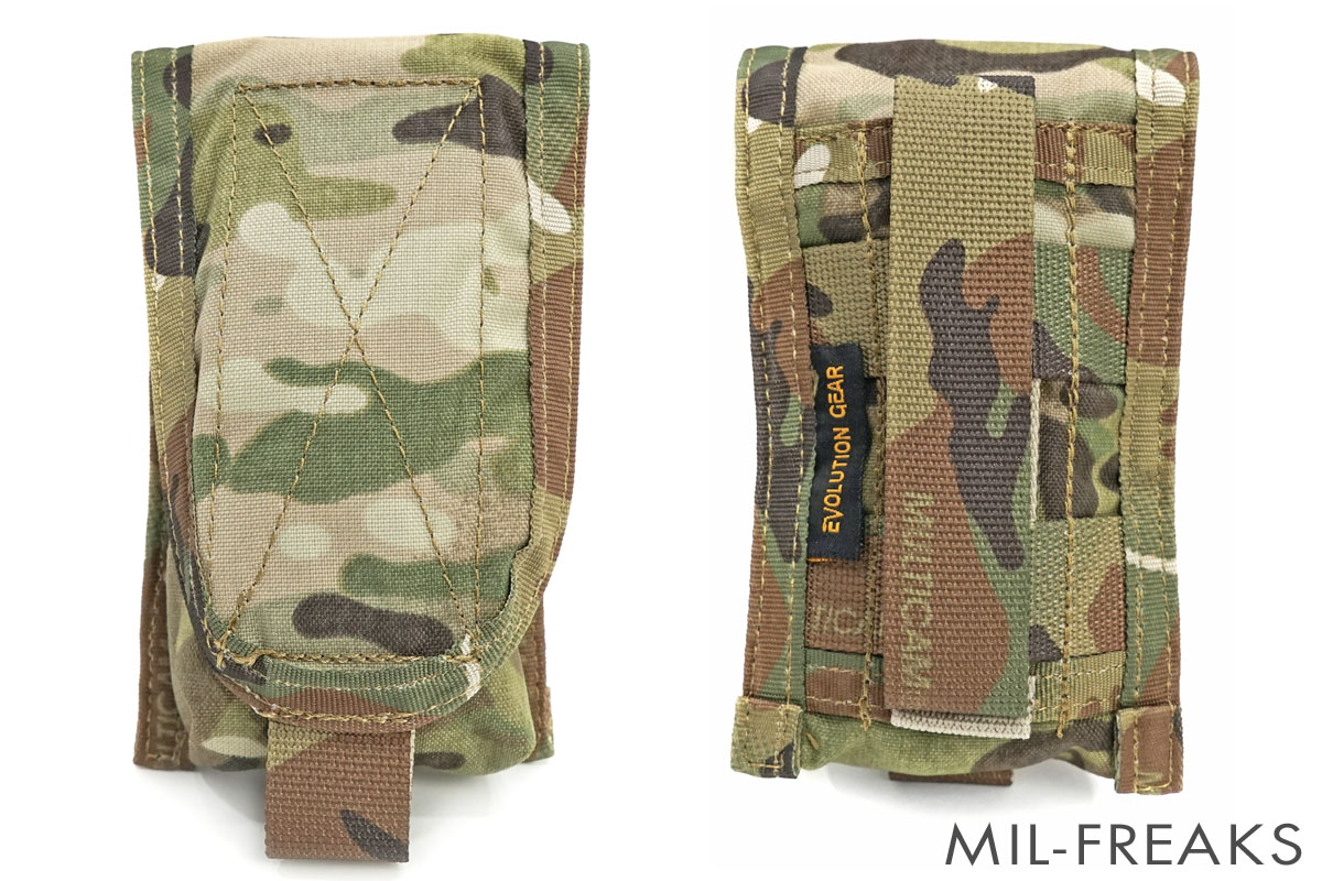 Evolution Gear Paracleteタイプ スモークグレネード ポーチ マルチカム 実物生地使用 ミリタリーショップ Mil Freaks 通販