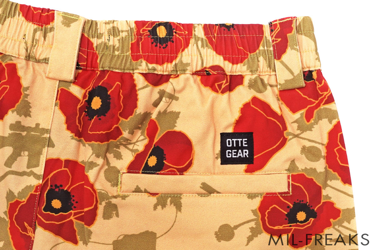 QILO x OTTE “Poppies of War” ショートパンツ Natural【限定販売 