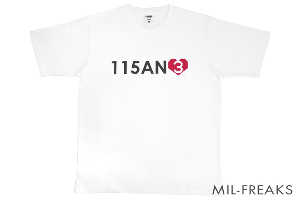 x115xTAYLOR “DIGITAL HEART” Tシャツ