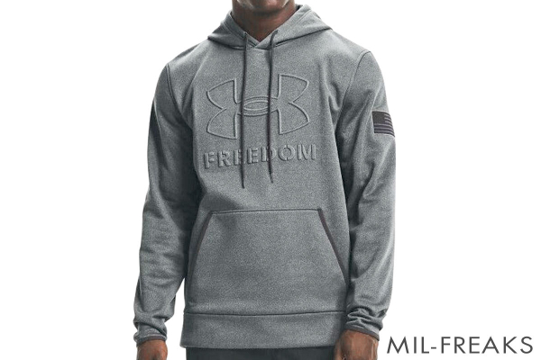 Under Armour Tactical Freedom エンボス LOGO フーディー カーボングレー