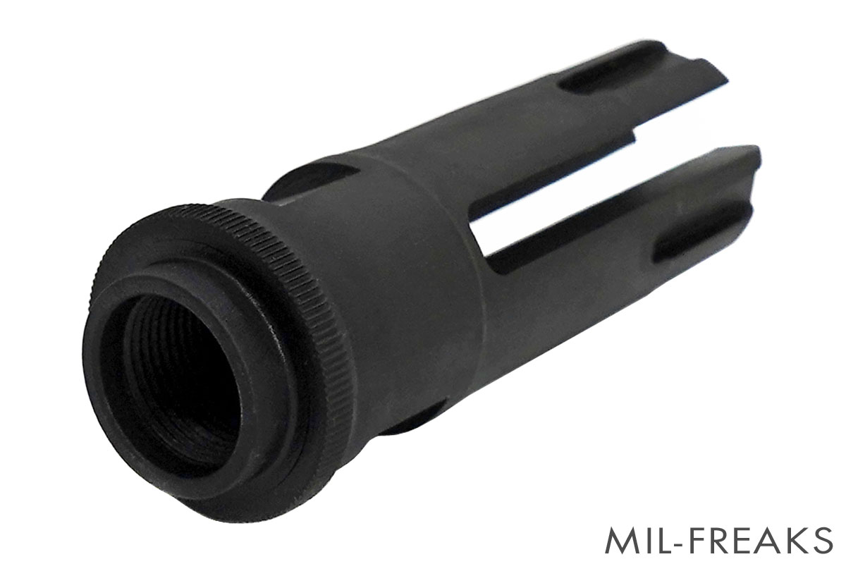 Zparts SureFireタイプ FH556-215A 4P フラッシュハイダー 逆ネジ14mm 