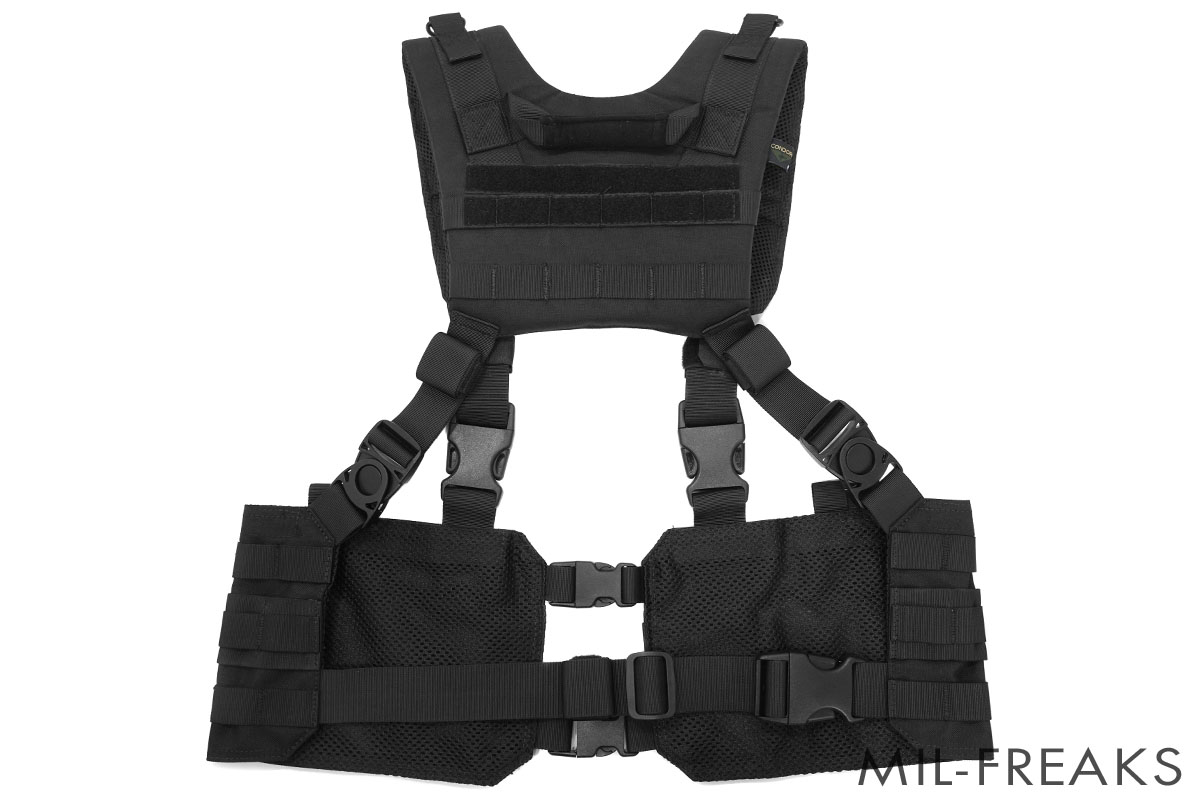 CONDOR MCR7 Ronin Chest Rig フロントリリース チェストリグ ブラック 