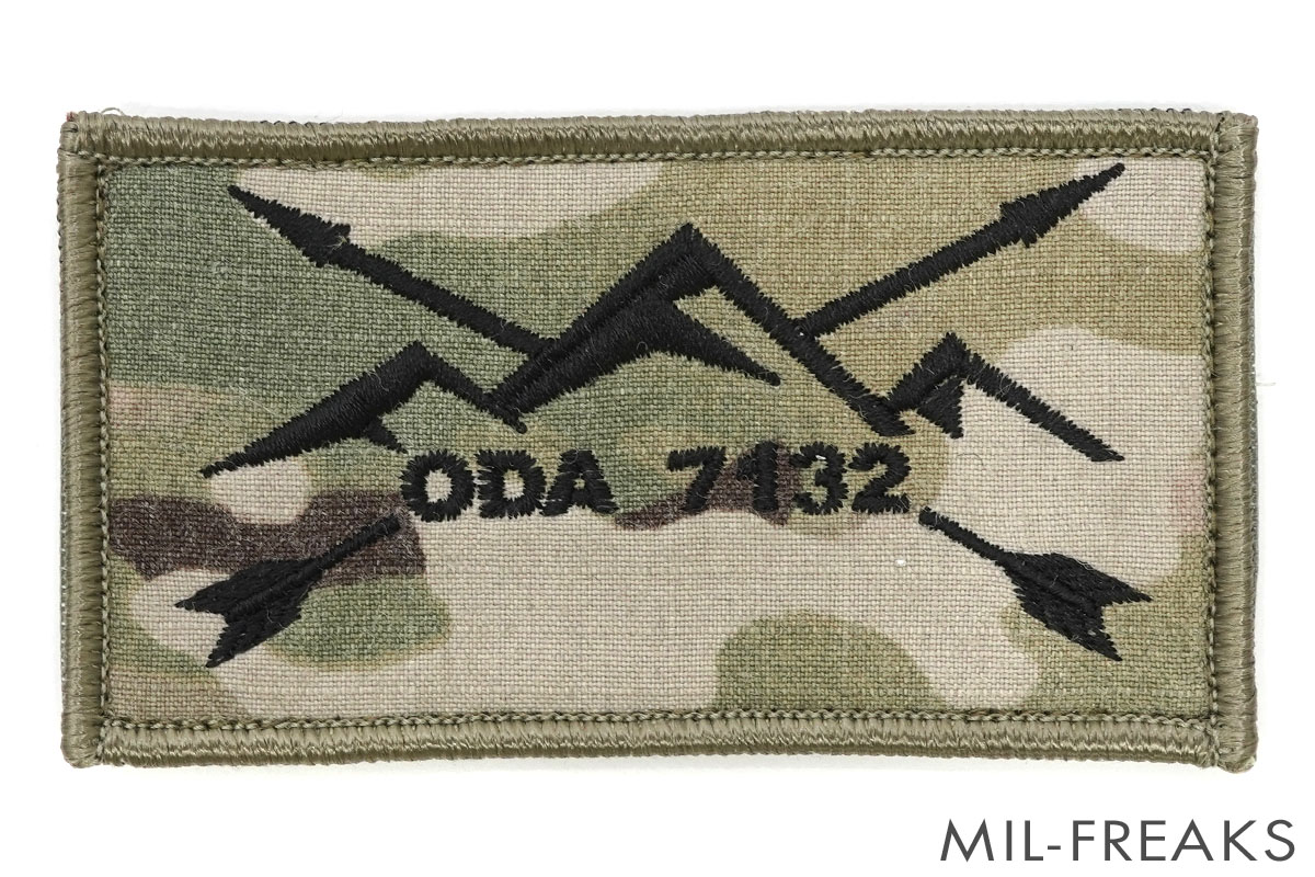 3 MADE ISSUE “MOUNTAIN CROSSED ARROW” 7th SFG ODA7132 ローカル