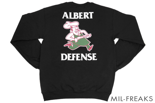 Albert Defense “Defend Pizza” クルーネック スウェット プルオーバー