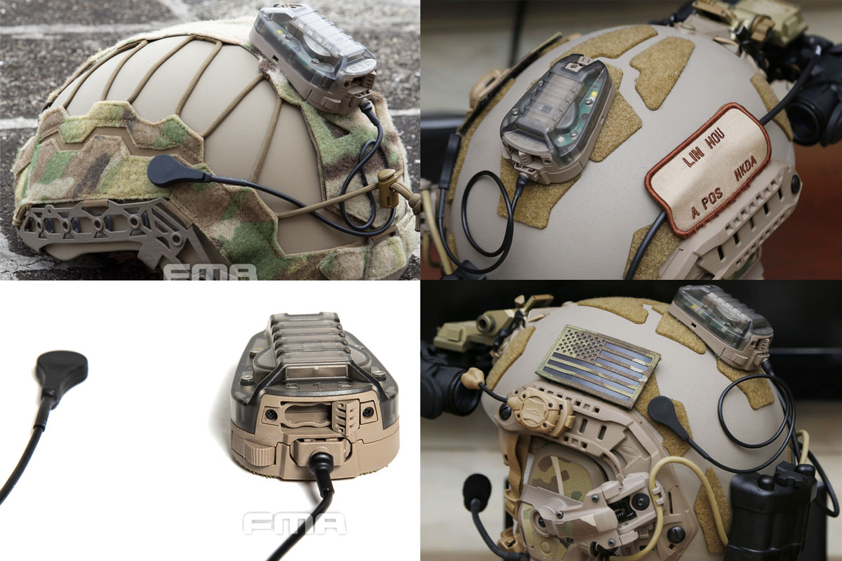 FMA COREタイプ PIM HEL-STAR 6 Gen III IR ヘルメットストロボ ライト