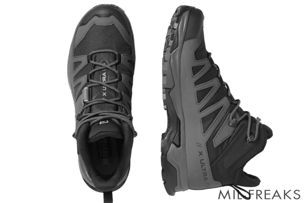 SALOMON X ULTRA 4 MID WIDE GORE-TEX ブラック / Magnet 