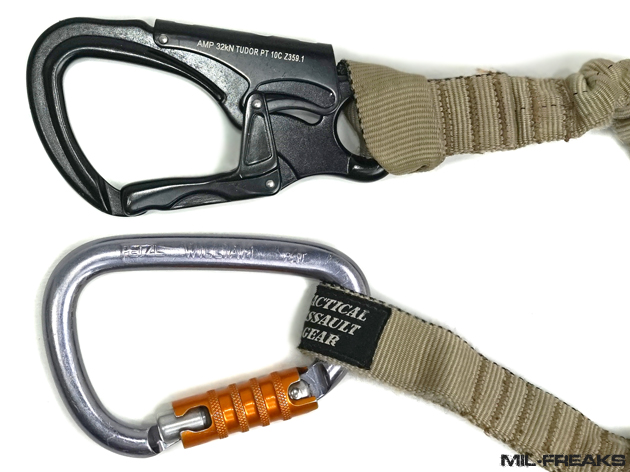 一点物] YATES バックル+TAG セーフティランヤード+PETZL William
