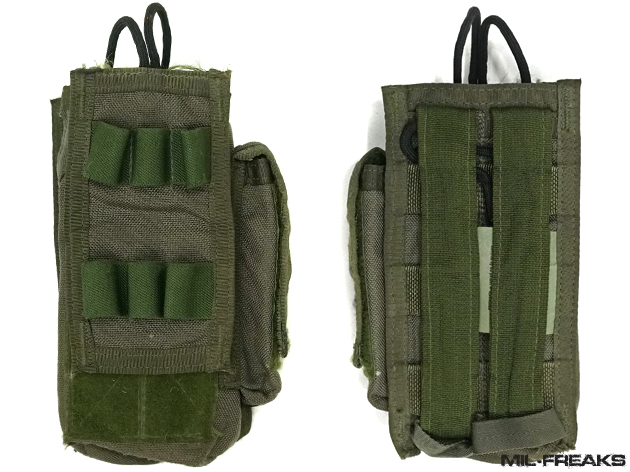 一点物] PreMSA PARACLETE M-bitter ラジオポーチ スモークグリーン