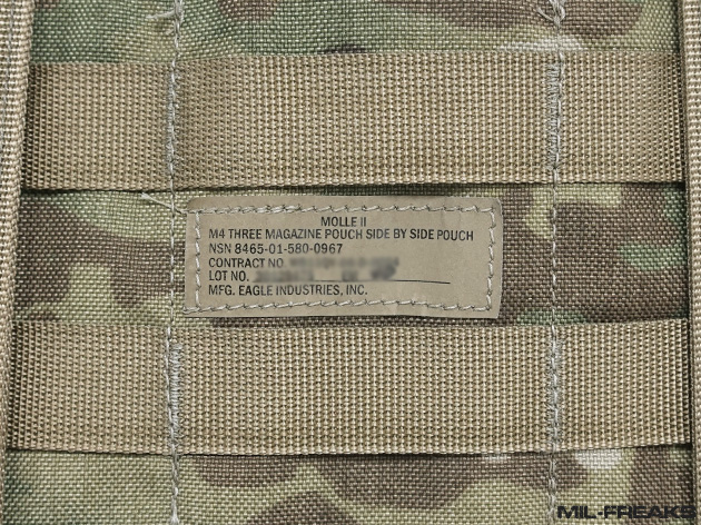 US 米軍実物 M4 トリプルマガジンポーチ OEF-CP マルチカム │ ミリタリーショップ MIL-FREAKS 通販
