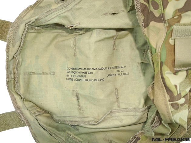 売りきり] 米軍実物 MICH/ACH ヘルメットカバー シュラウドホール付